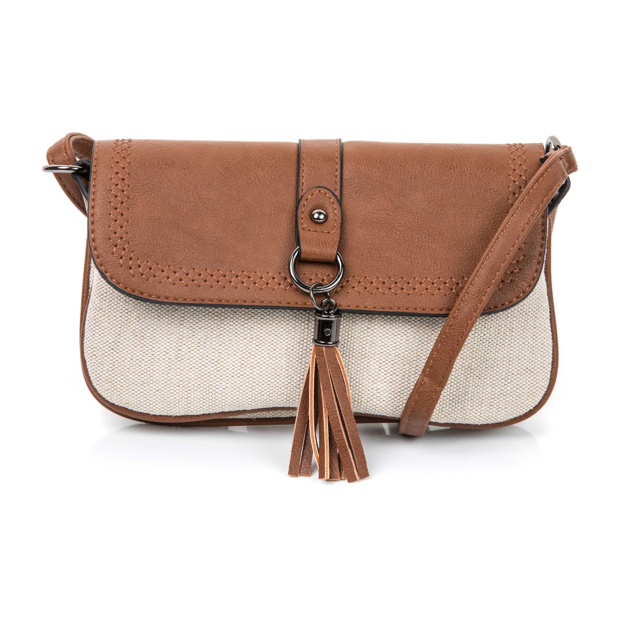 Sac bandoulière or