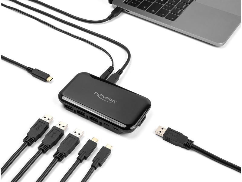 Delock USB-Hub 7 x USB 3.1 Sieben-Port-USB-C-Hub