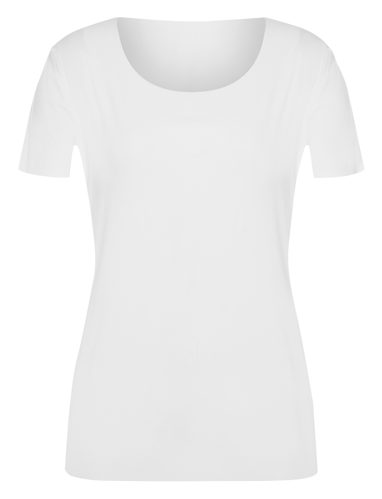 Aurora Pure Shirt - Tee-shirt droit encolure ronde | Blanc
