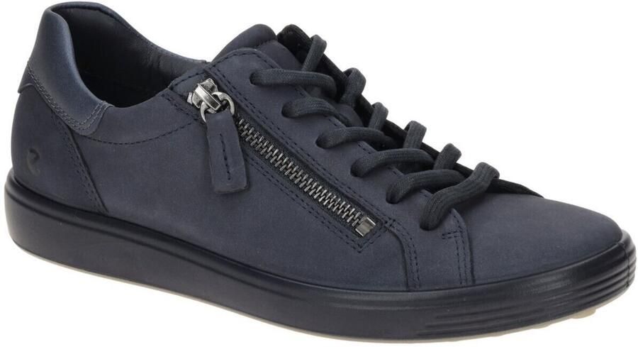 ECCO -art-490553 61332 -dames-blauw-nubuck-sneaker