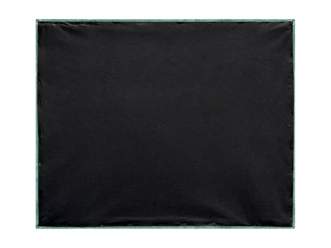 DHOME Tête de lit tapissée en velours de qualité supérieure composée de panneaux autocollants interchangeables pour chambre (turquoise, 160 cm)