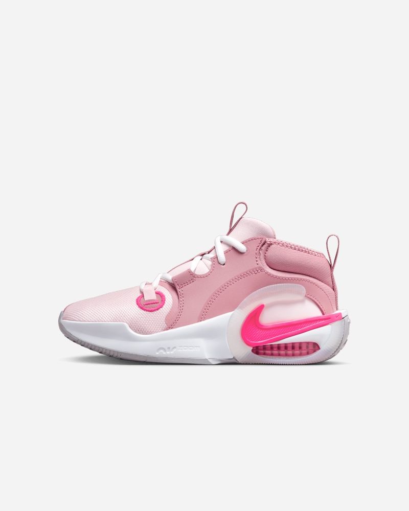Chaussures de basket Nike Air Zoom Crossover Rose & Blanc pour enfant
