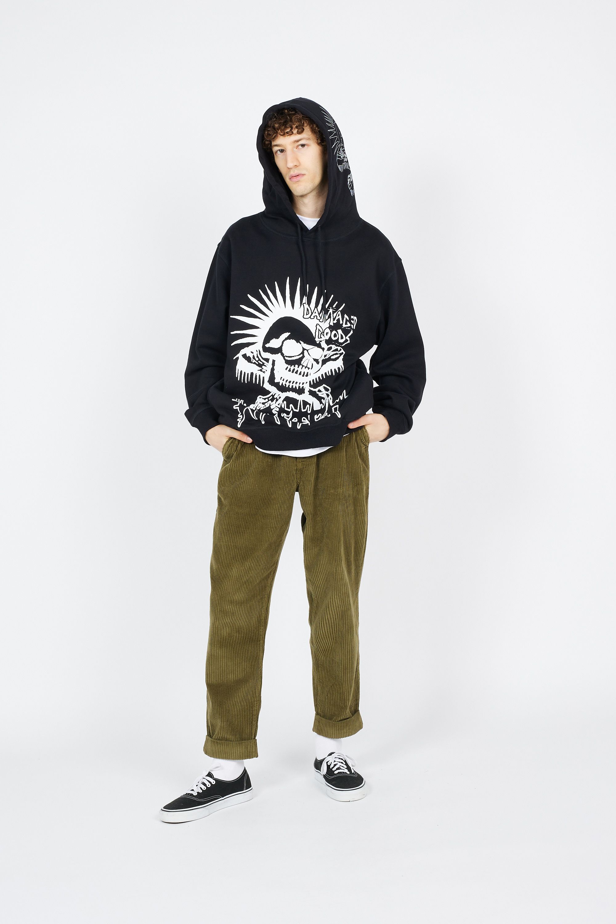 WASTED Hoodie SIDE POCKET EXIT Noir