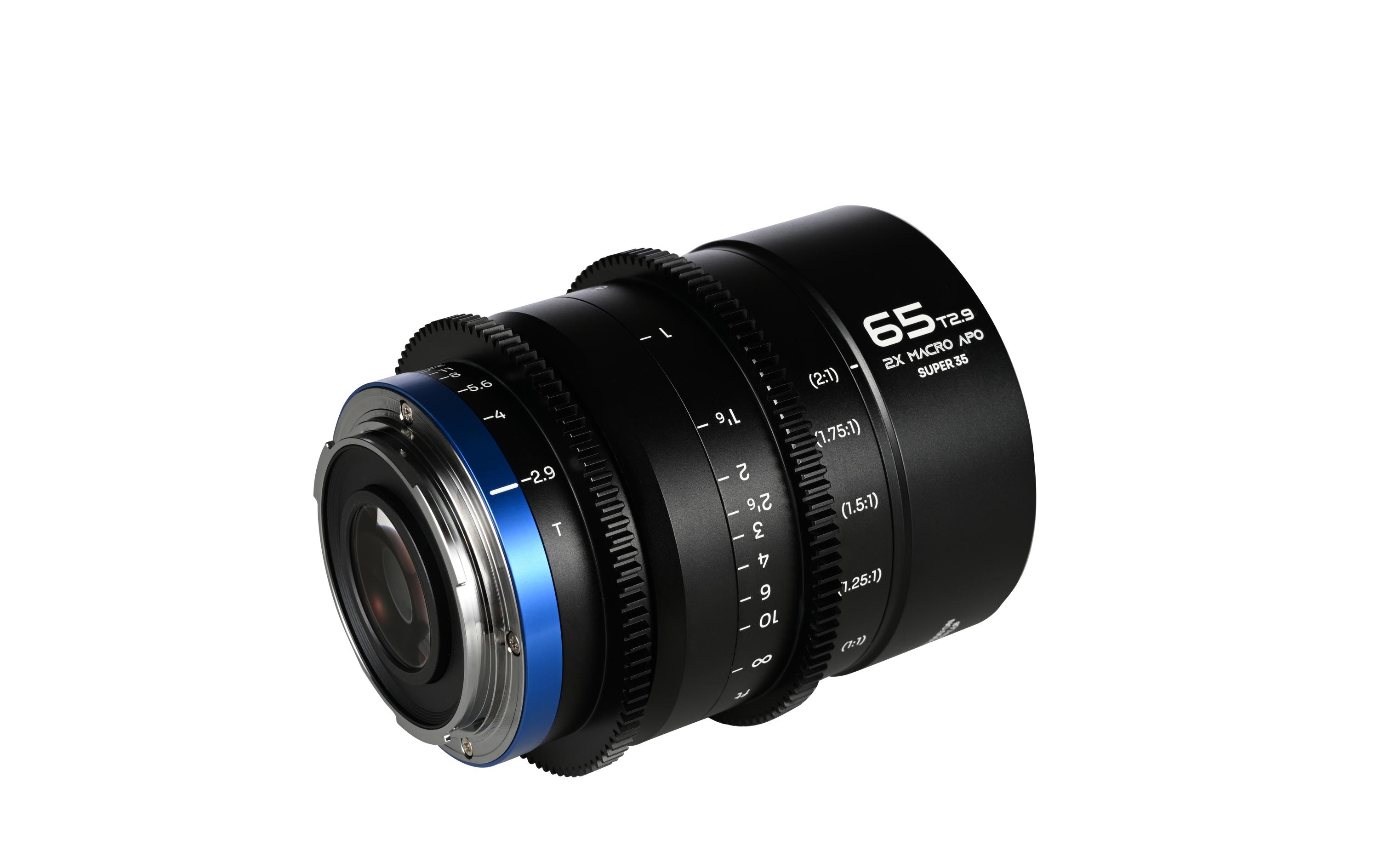 Festbrennweite 65 mm T2.9 2X Macro APO – Canon RF<br>Makro-Kinoobjektiv mit 2-facher Vergrösserung