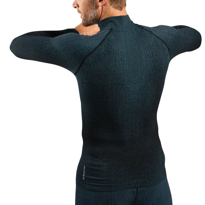 Odlo Blackcomb Eco Half Zip Turtle Neck Base Layer Longsleeve Heren