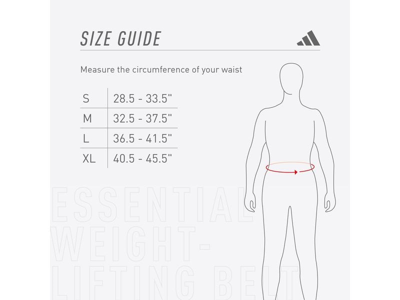 adidas Essential Weightlifting Belt M Gewichthebergürtel