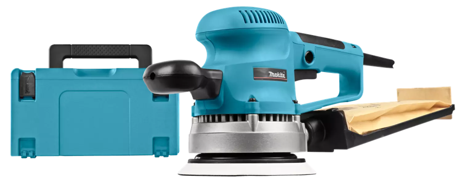 Makita BO6030J Excentrische schuurmachine in Mbox - 310W - 150mm - variabel
