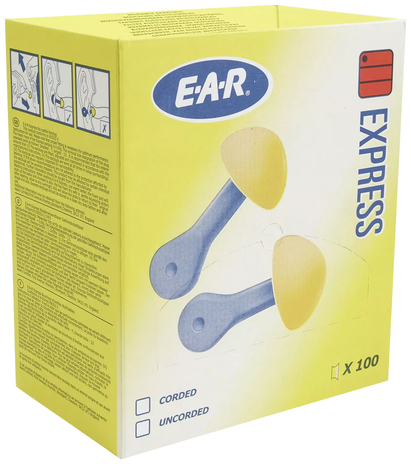 3M EX01002 E-A-R Oordoppen - Herbruikbaar (100 paar)