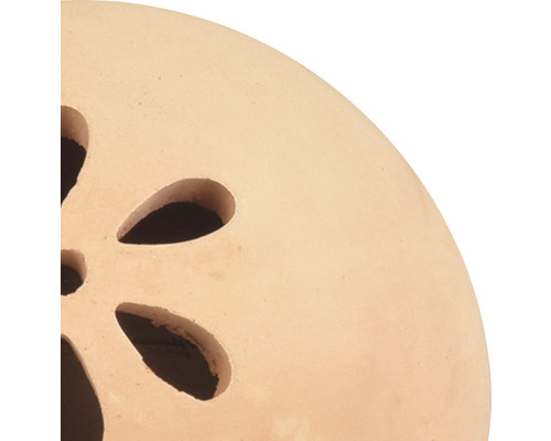 Tuinbol met bloem, terracotta, Ø 23 cm