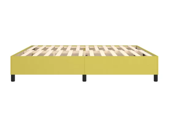 Sommier tapissier Vert 200x200 cm Tissu