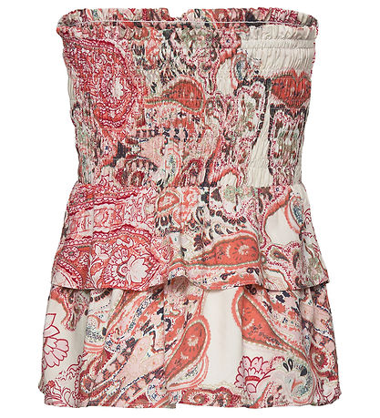 Rosemunde Top - Paisley - Orange Paisley Print