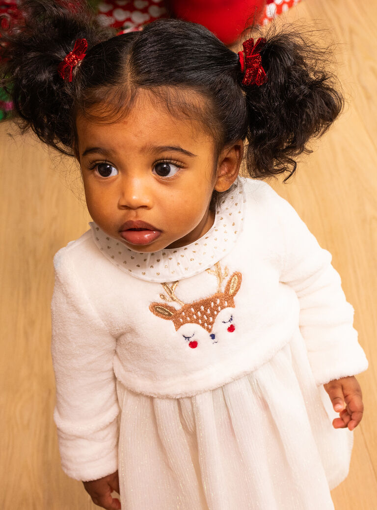 Robe pour fêter noel pour bébé fille