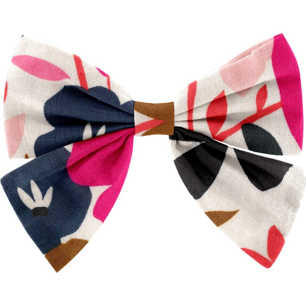 Barrette Noeud Papillon Champ Floral