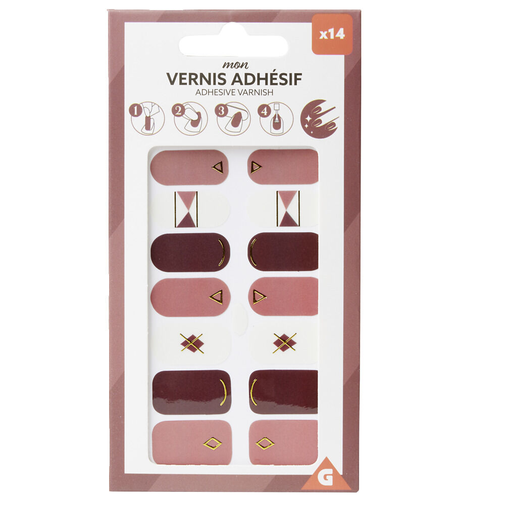 Stickers pour ongles x24 autocollants