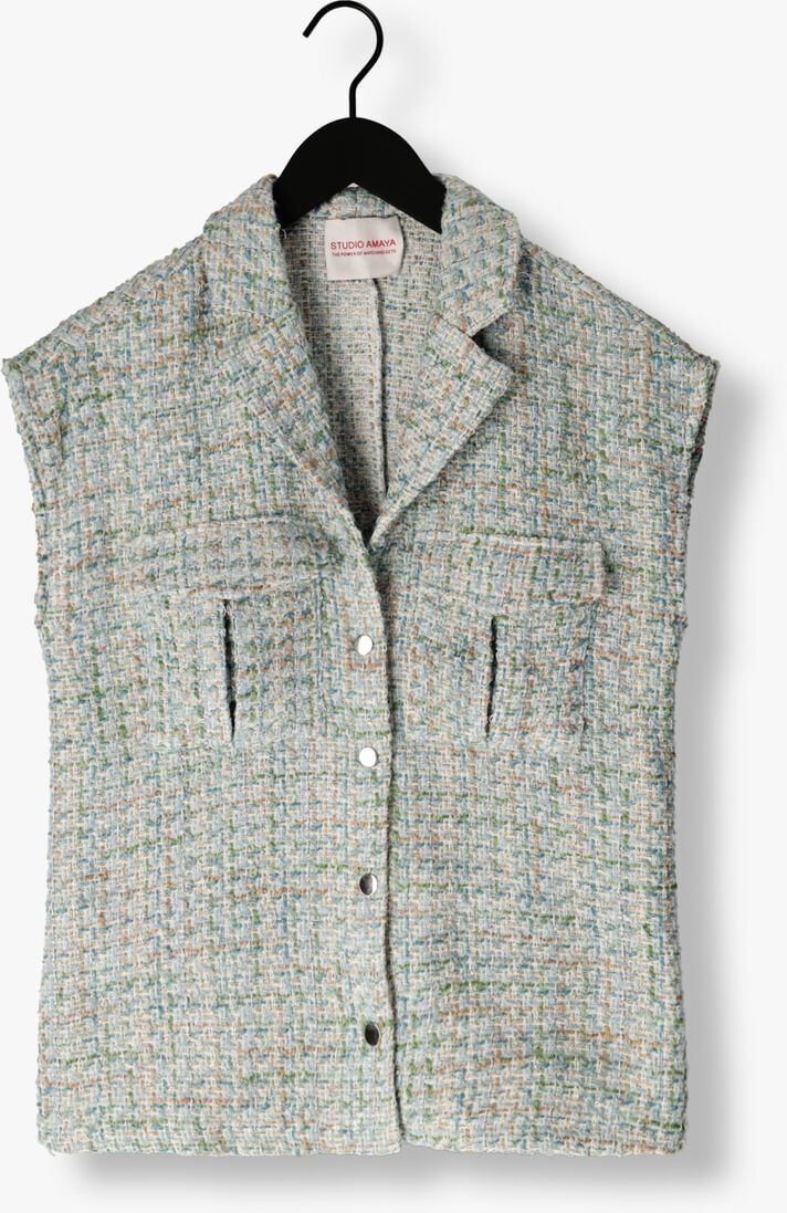 STUDIO AMAYA groene studio amaya gilet rose