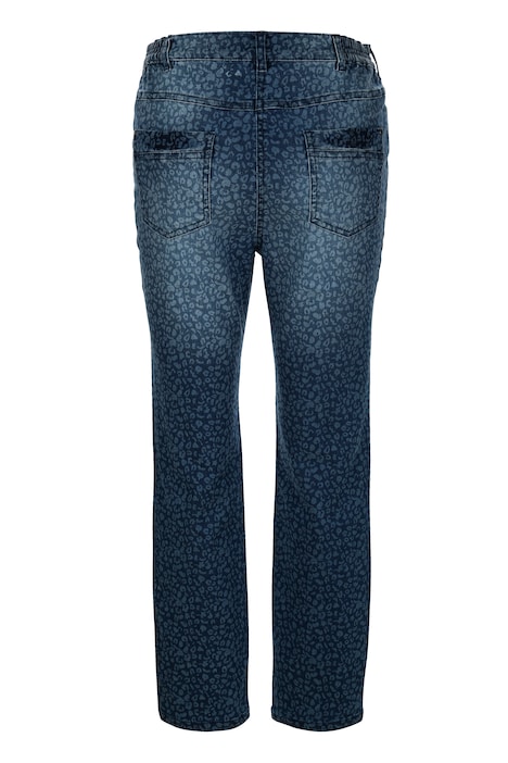 Jeans, Slim Fit, Animalprint, 5-Pocket