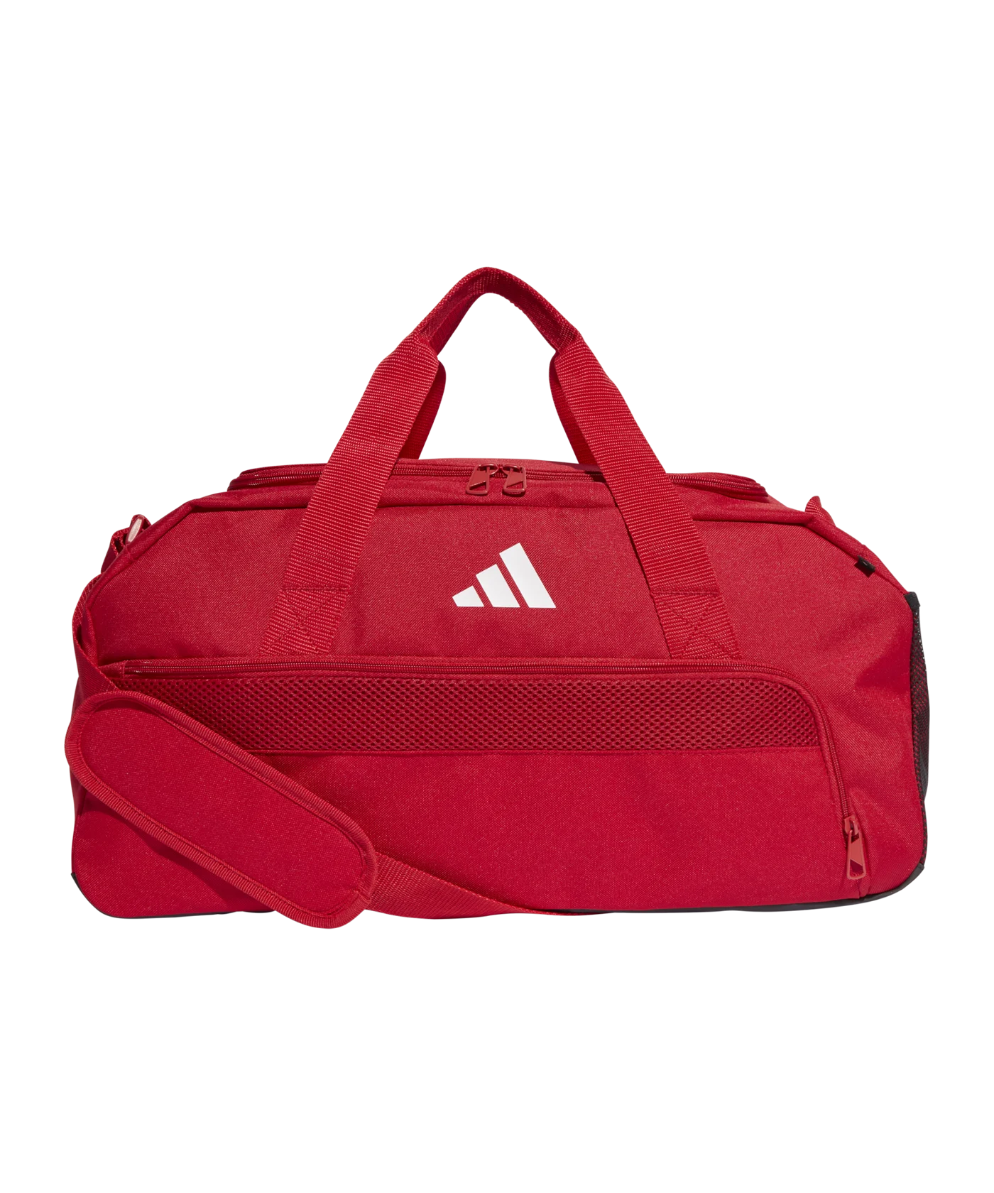 adidas Tiro League Duffel Bag Gr. S Rot Schwarz