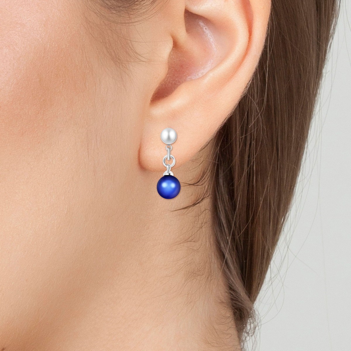 Boucles d'oreilles SC Crystal décorées de perles scintillantes