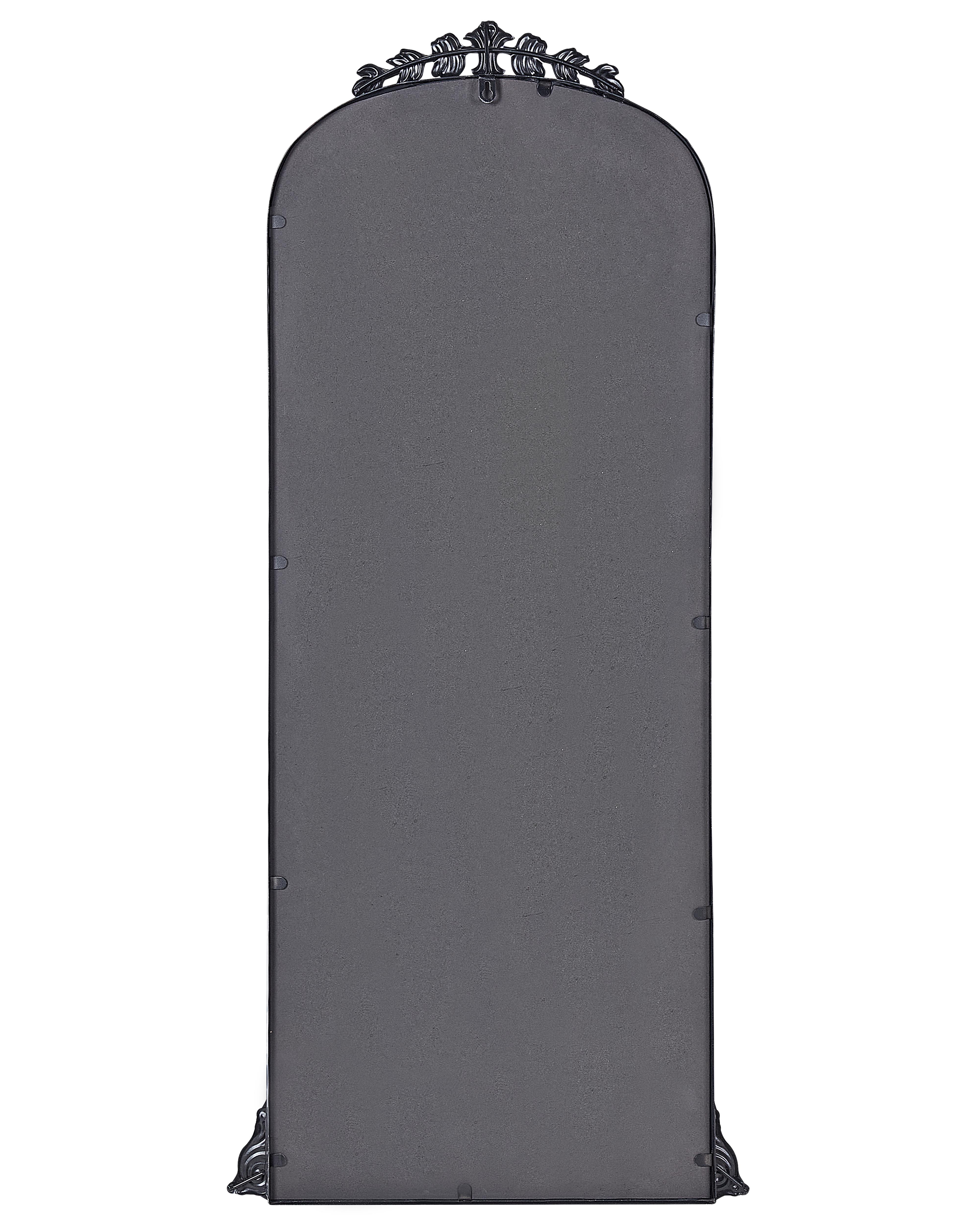 Wandspiegel LIVRY 51 cm 114 cm Metaal Zwart