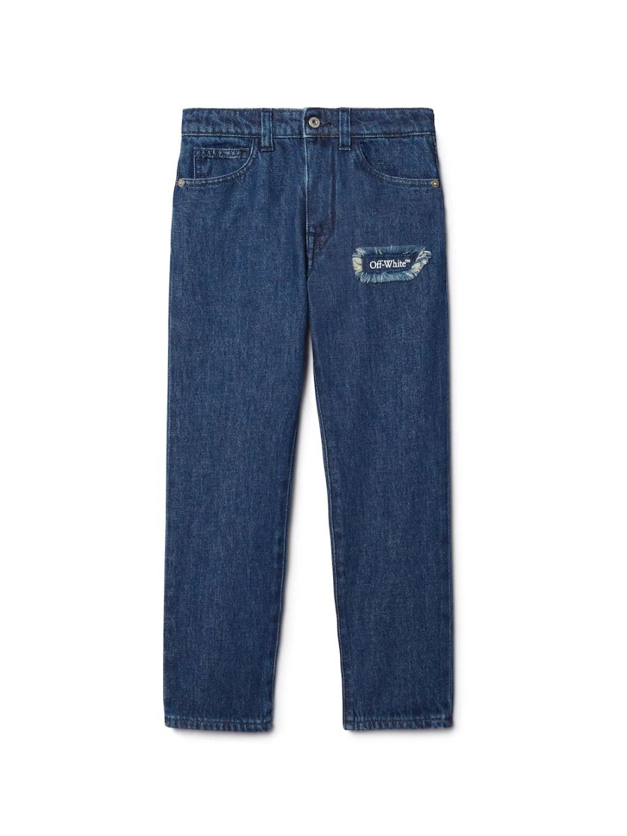 Off-White Bookish Patch Denim Pants