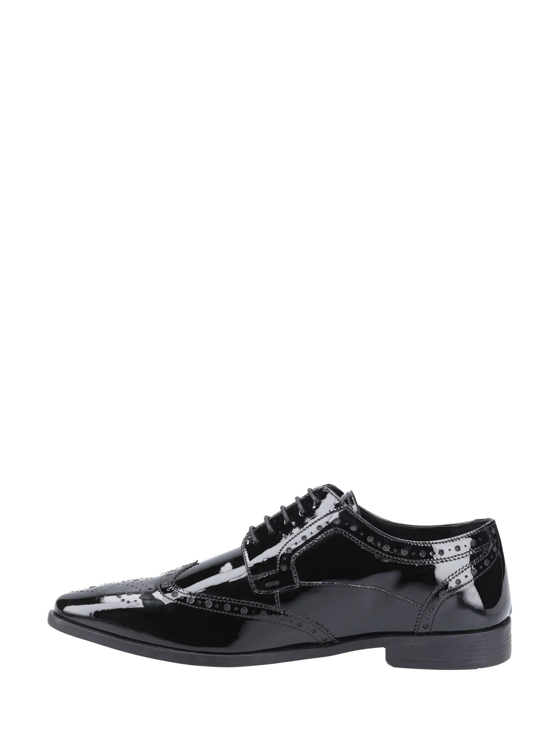Hush Puppies Elliot Patent Brogue Shoes