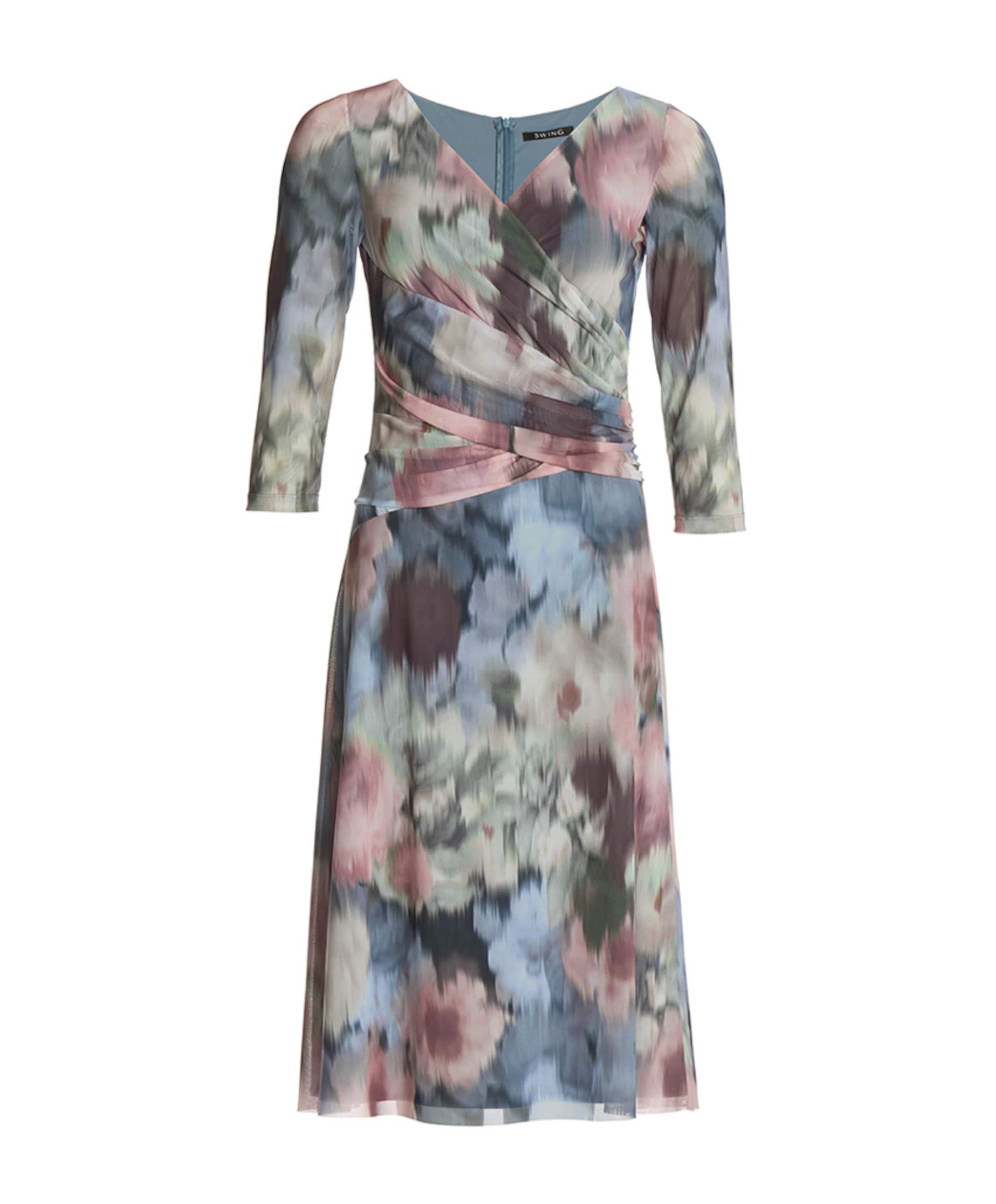 Swing Dames jurk blauw