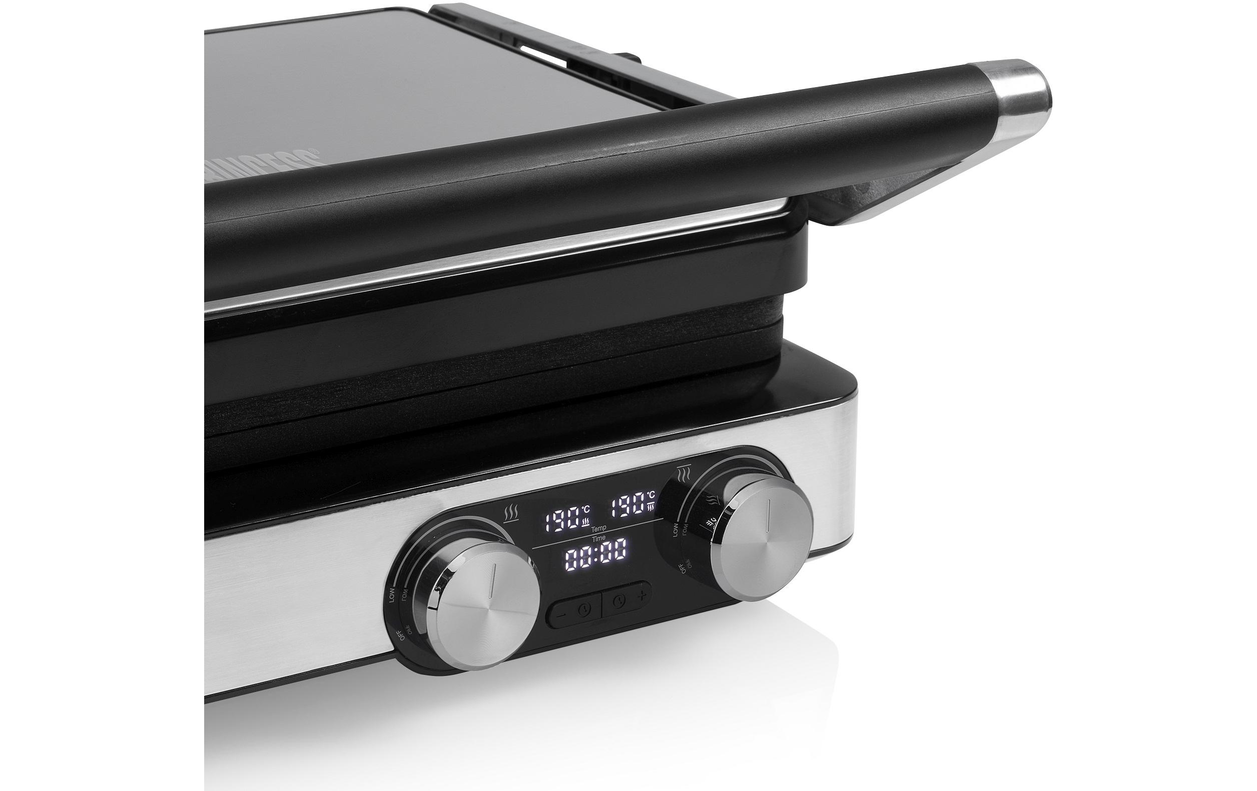 Kontaktgrill Master Pro 2000 W<br>Digitaler Kontaktgrill mit zwei separaten Thermostaten