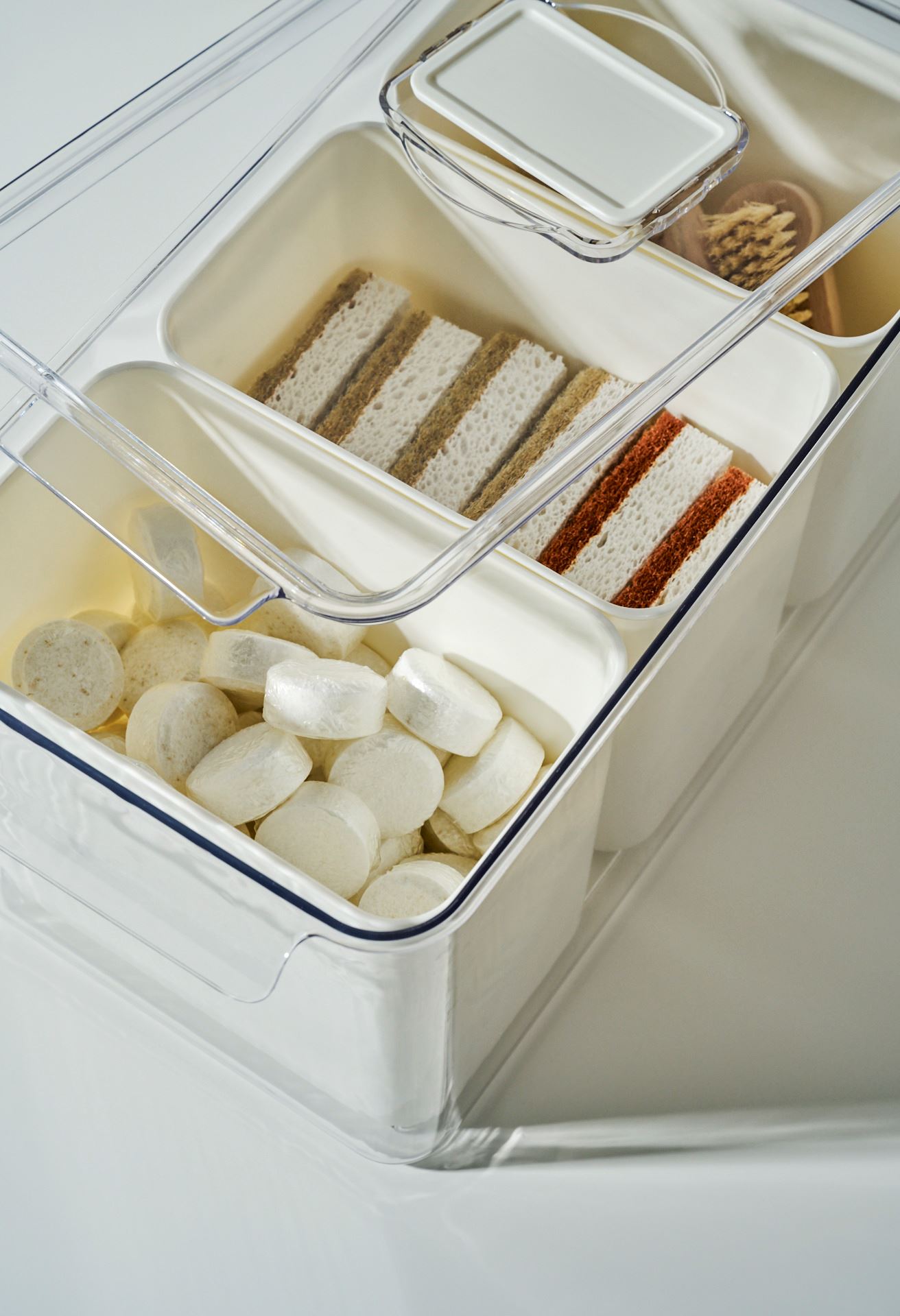Oppbevaringsboks offwhite - 16x31,5x14,5 cm