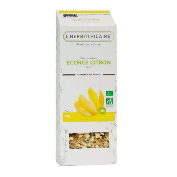 Chá de ervas com casca de limão L'Herbôthicaire 80g