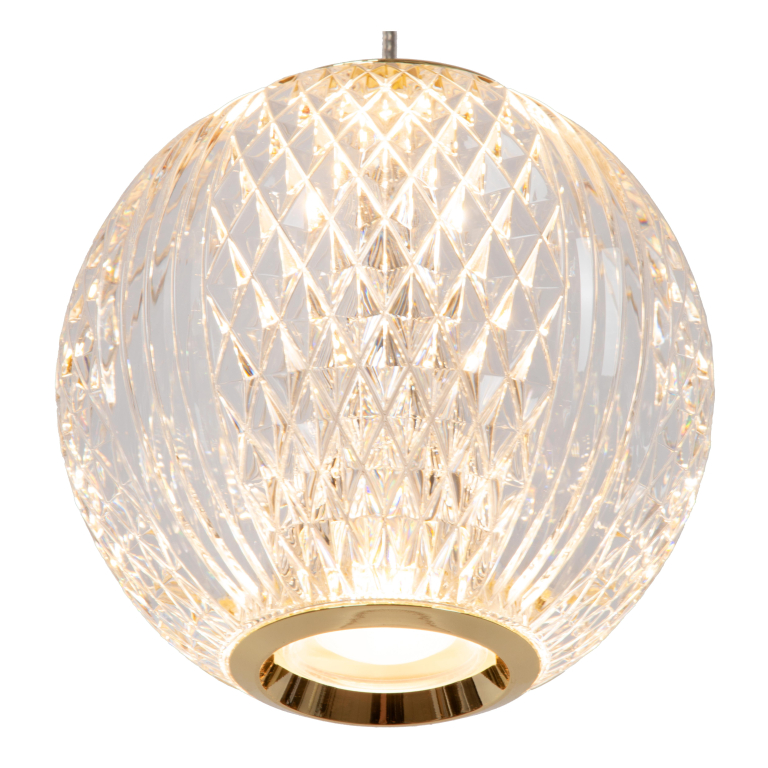 Lucide Cintra 1 hanglamp LED transparant