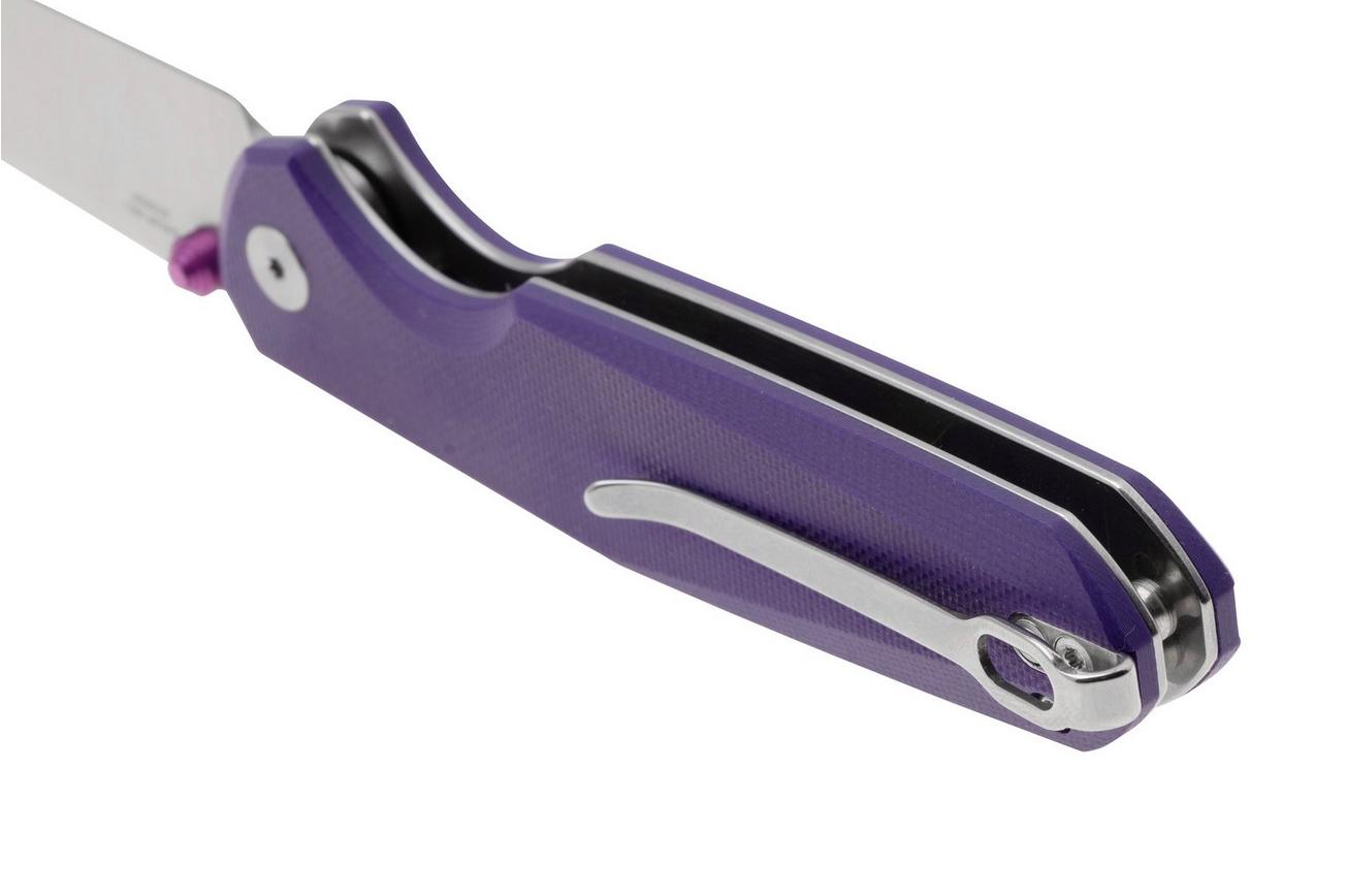 Bestechman Velix BMK07C 14C28N, Purple G10 zakmes, Ostap Hel design