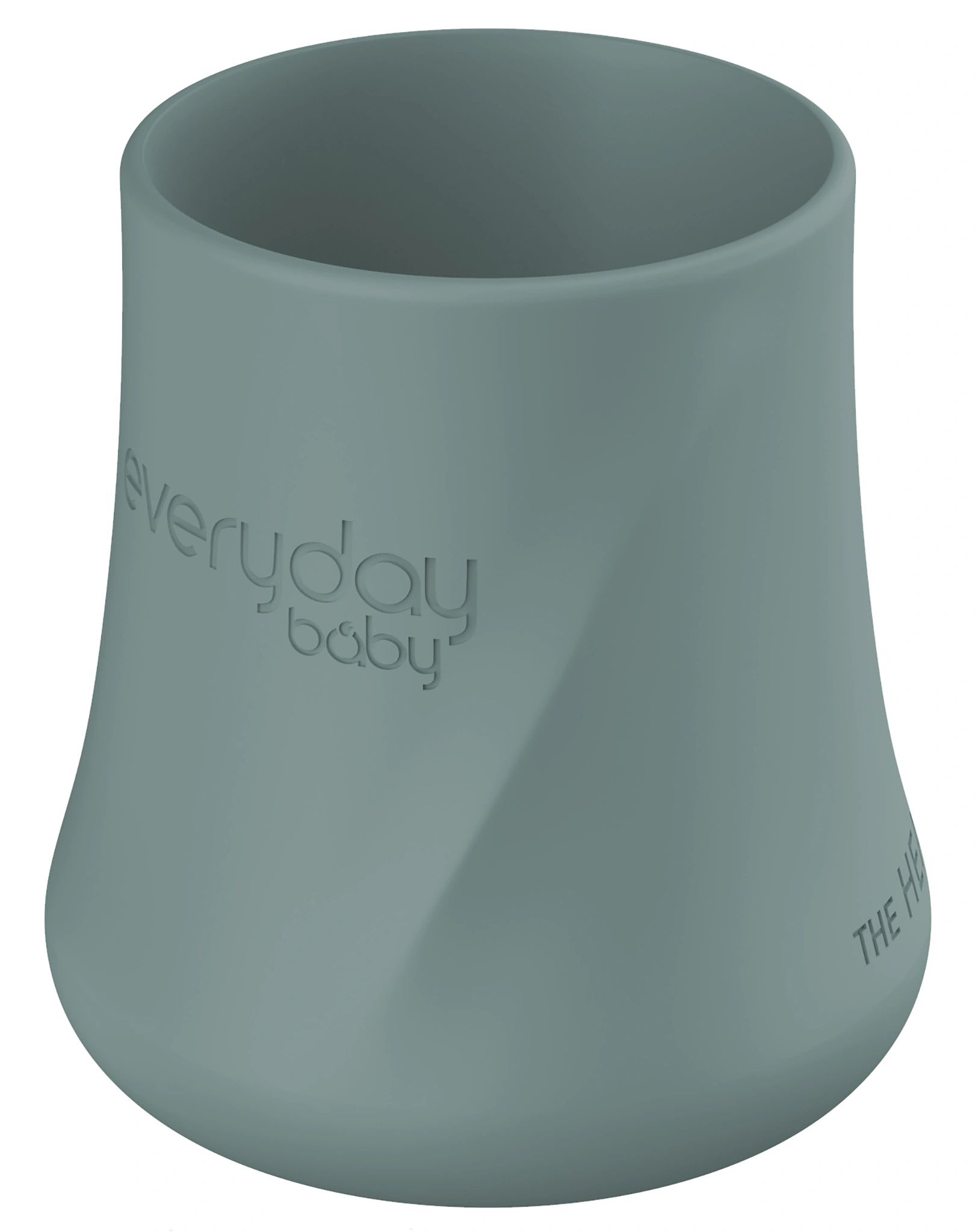 Silikon-Becher EVERYDAY BABY - DRINK & LEARN 2er Set in grün
