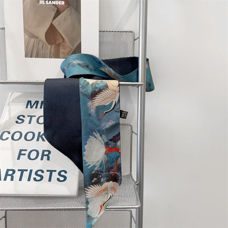 SOCOOL - Zijden sjaal met print (diverse designs)