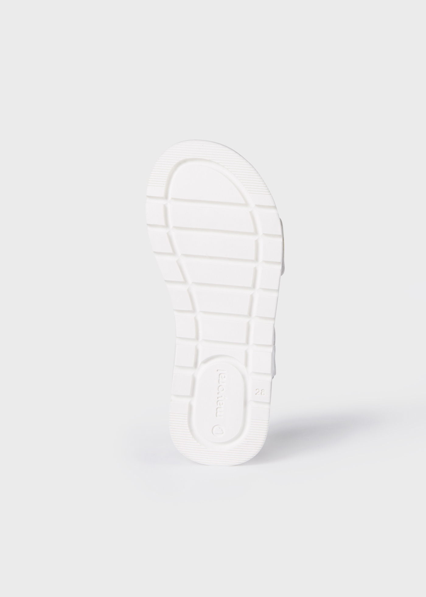 Sandália com detalhe franzido para meninas