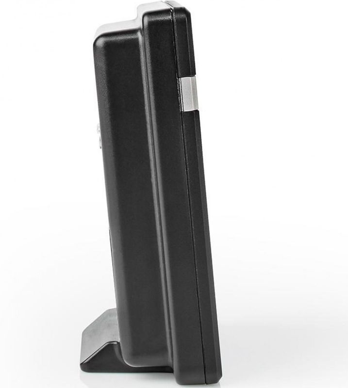 Nedis - Draadloze Deurbelset - Zwart - Batterijen - Instelbaar Volume