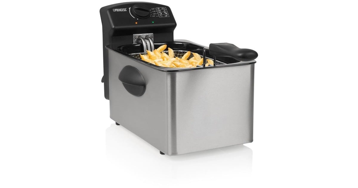 Princess182642 Friteuse frituurpan  (Roestvrij staal, 4,0 Liter)