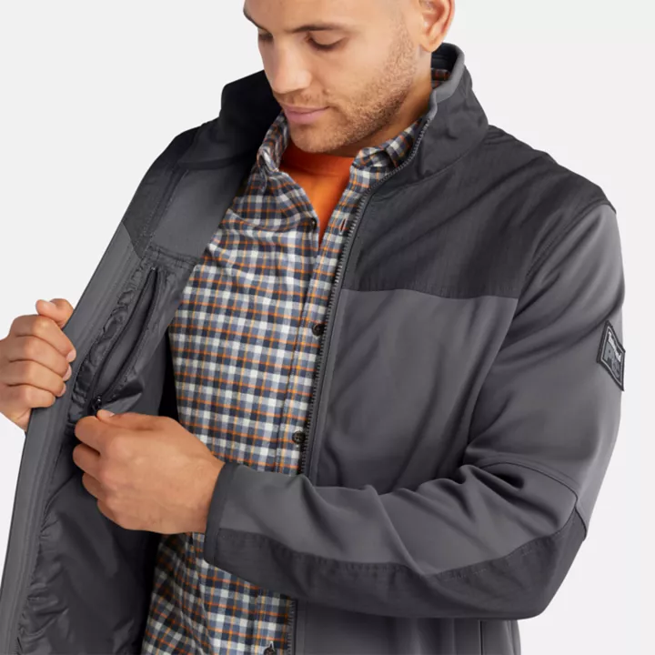Jaqueta Timberland PRO Trailwind Fleece Masculina na cor Cinza