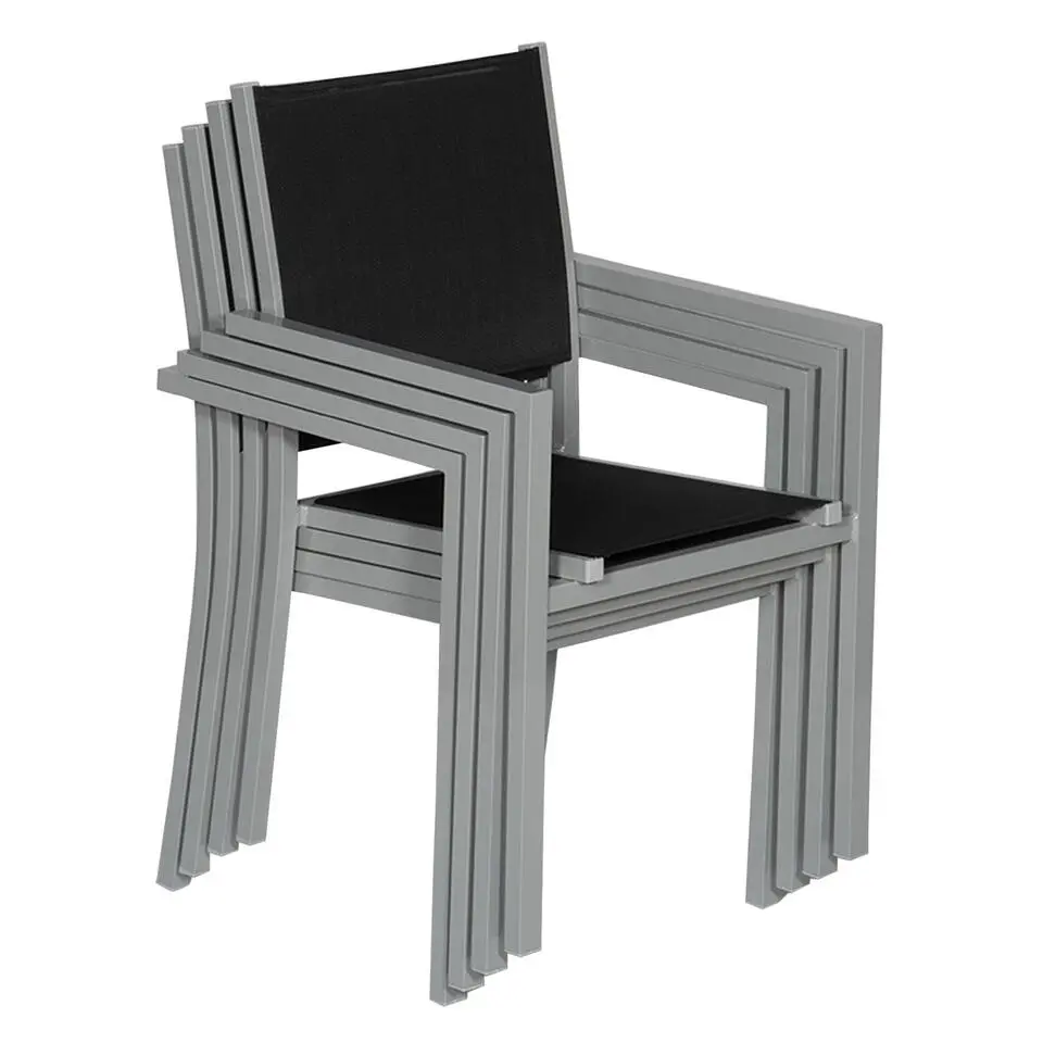 Happy Garden Stoel - Grijs - Aluminium