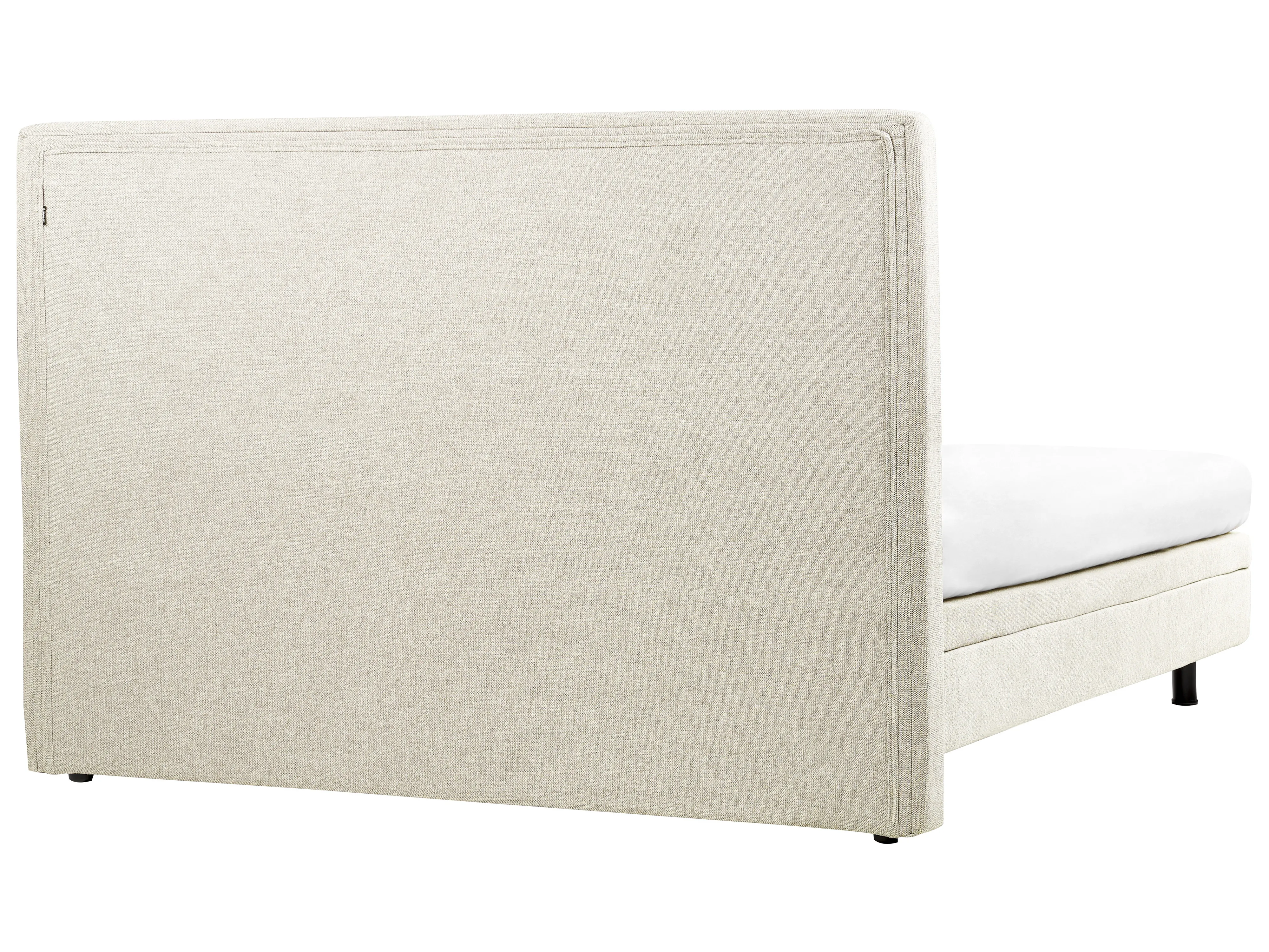 Verstelbaar bed Stof CASTELLAN 180 x 200 cm Beige