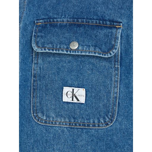 Calvin Klein Jeans Boxy Skjorte, Denim Medium, M