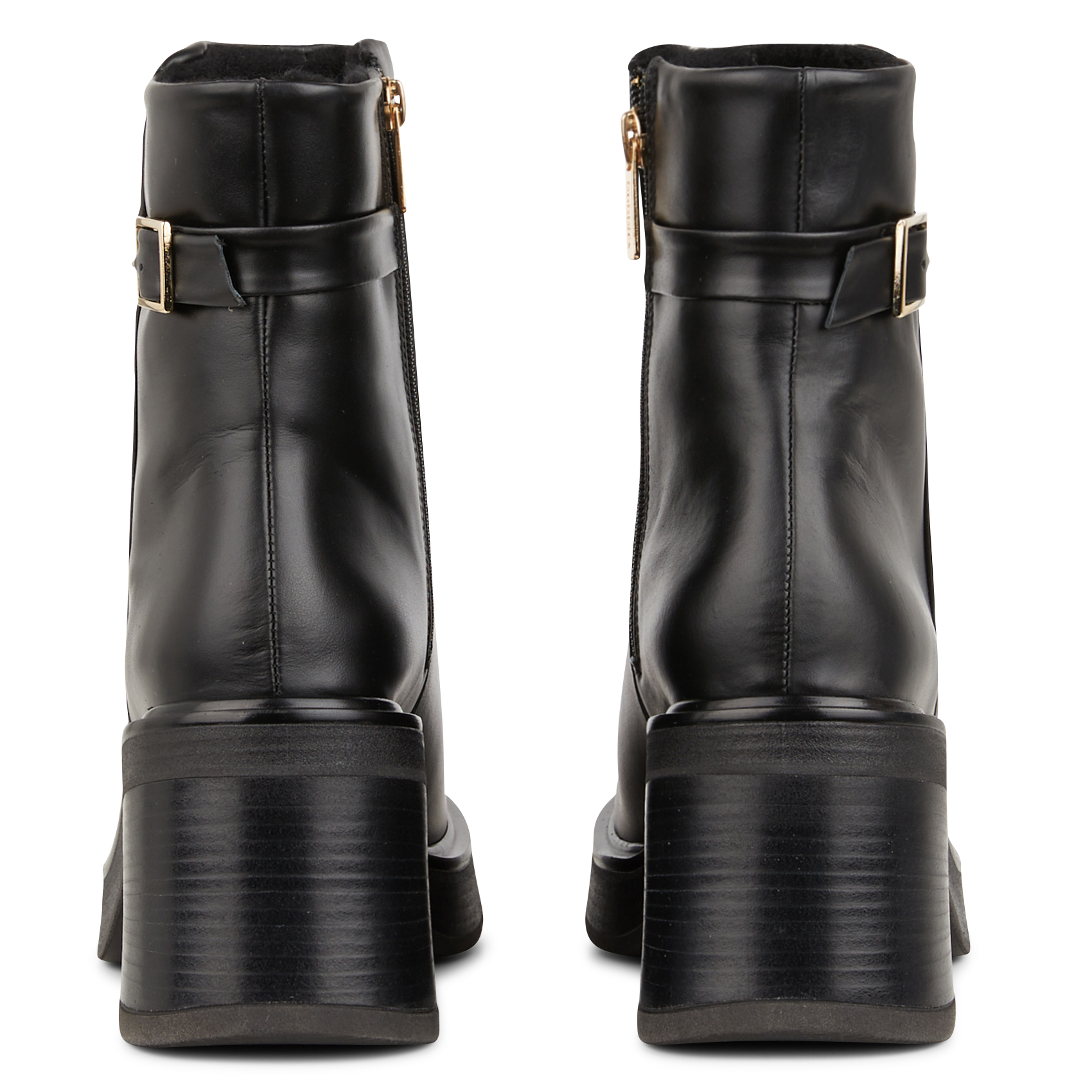 ISUMI - Bottines en cuir | Noir