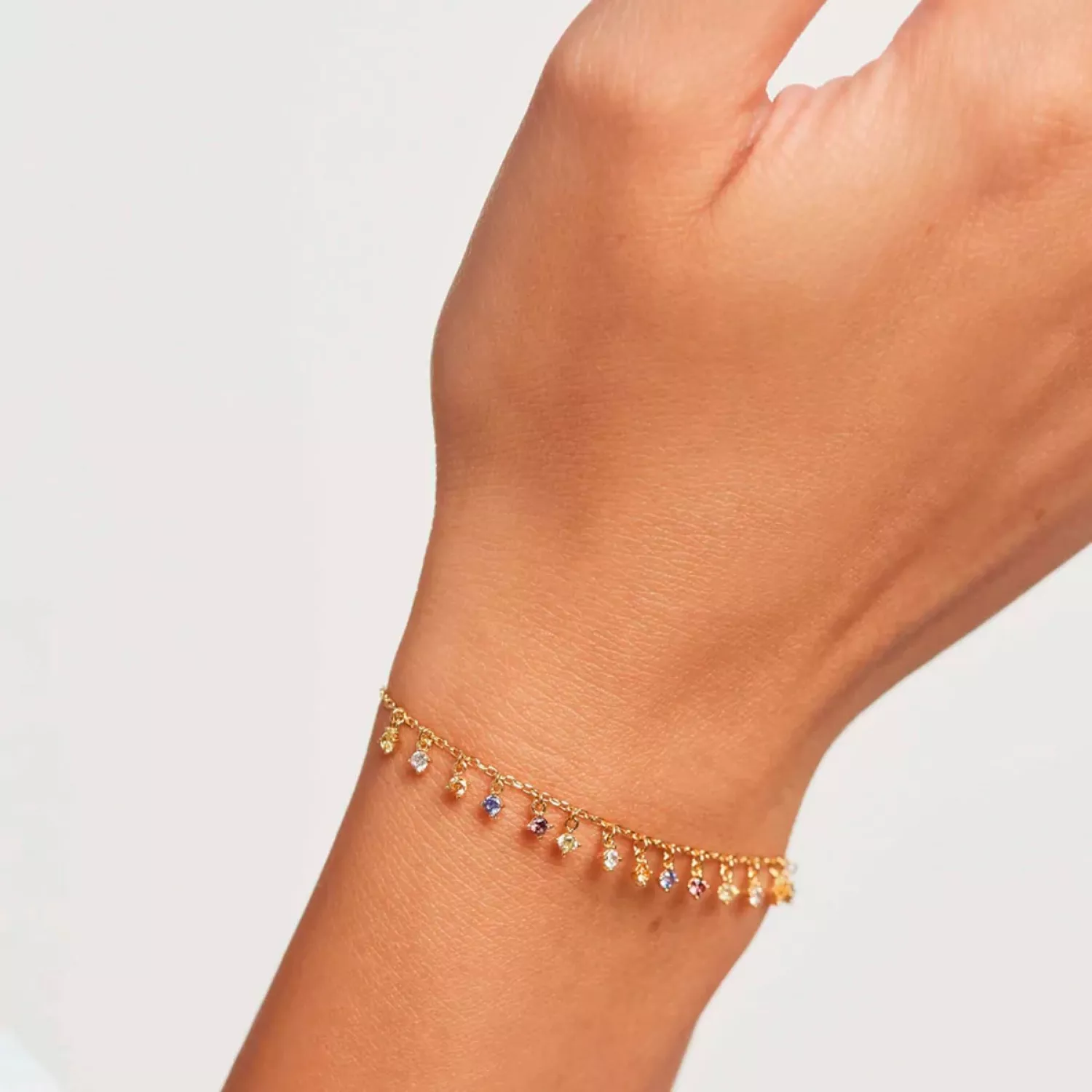 PDPAOLA Willow Armbånd 18 kt. Forgyldt Sølv PU01-109-U