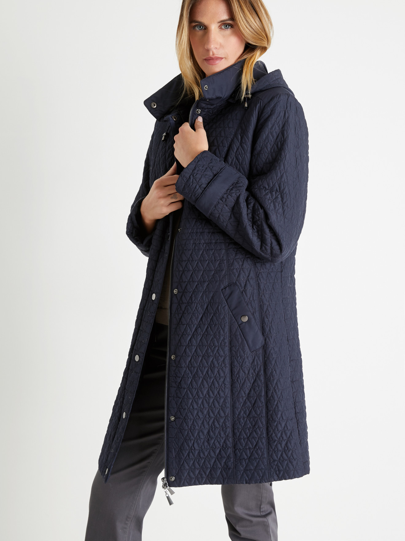 Parka longue matelassée déperlante