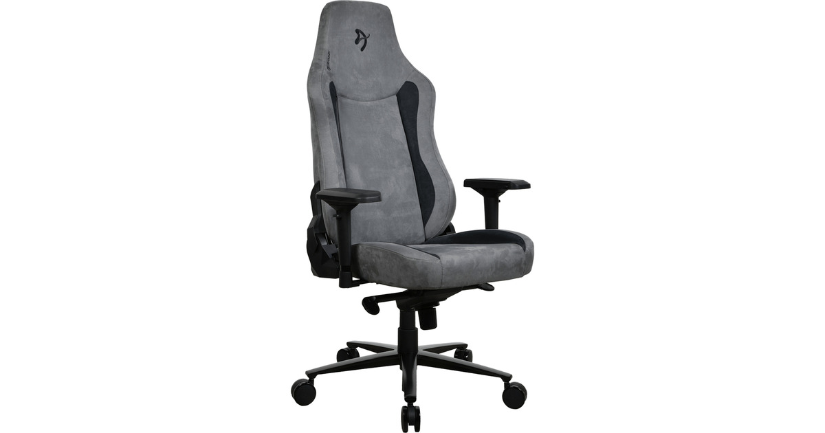 ArozziVernazza Supersoft Fabric - Anthracite gamestoel  (Antraciet)