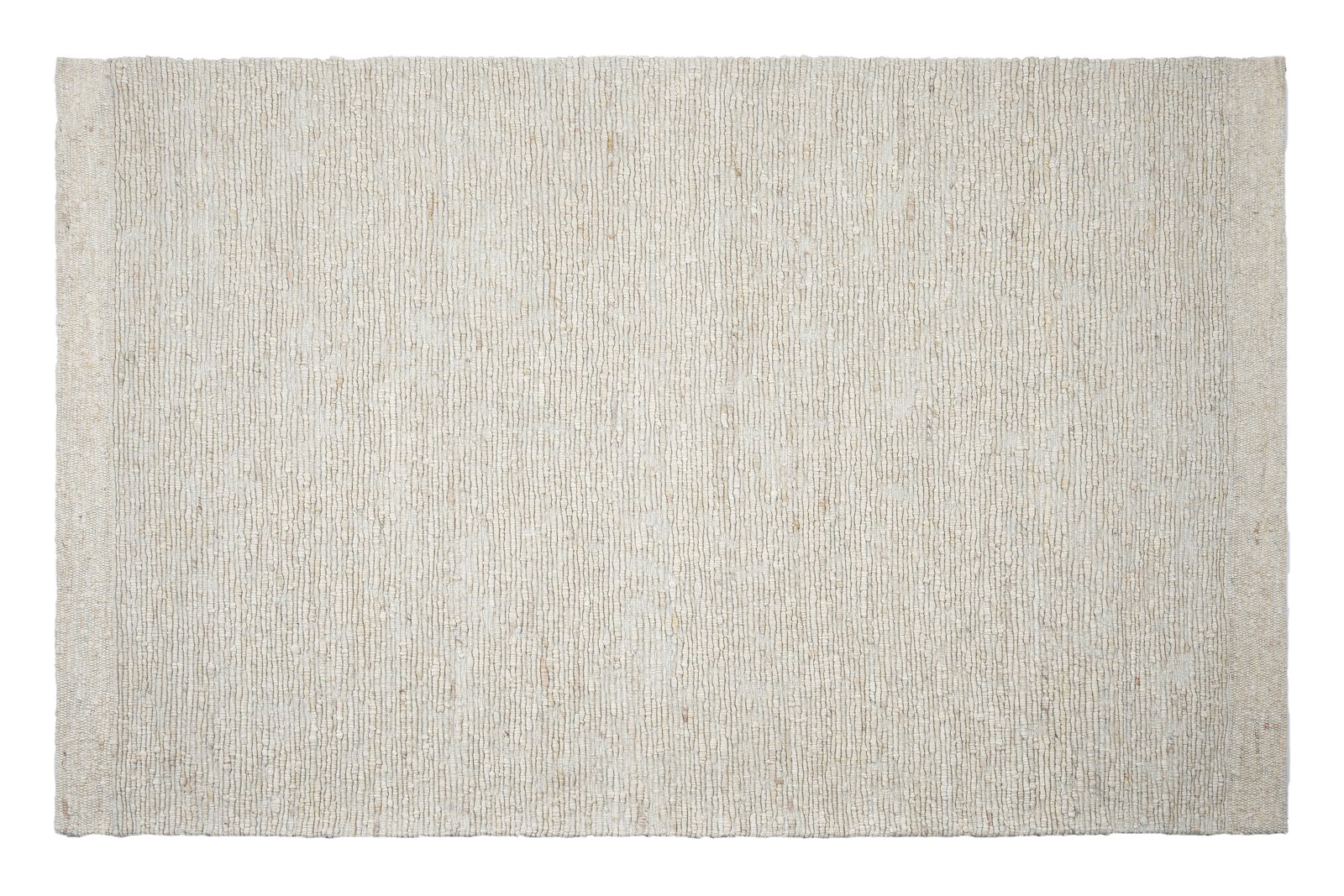 Chennai gulvteppe 200x290 200x290cm offwhite polyester/ull håndvevd