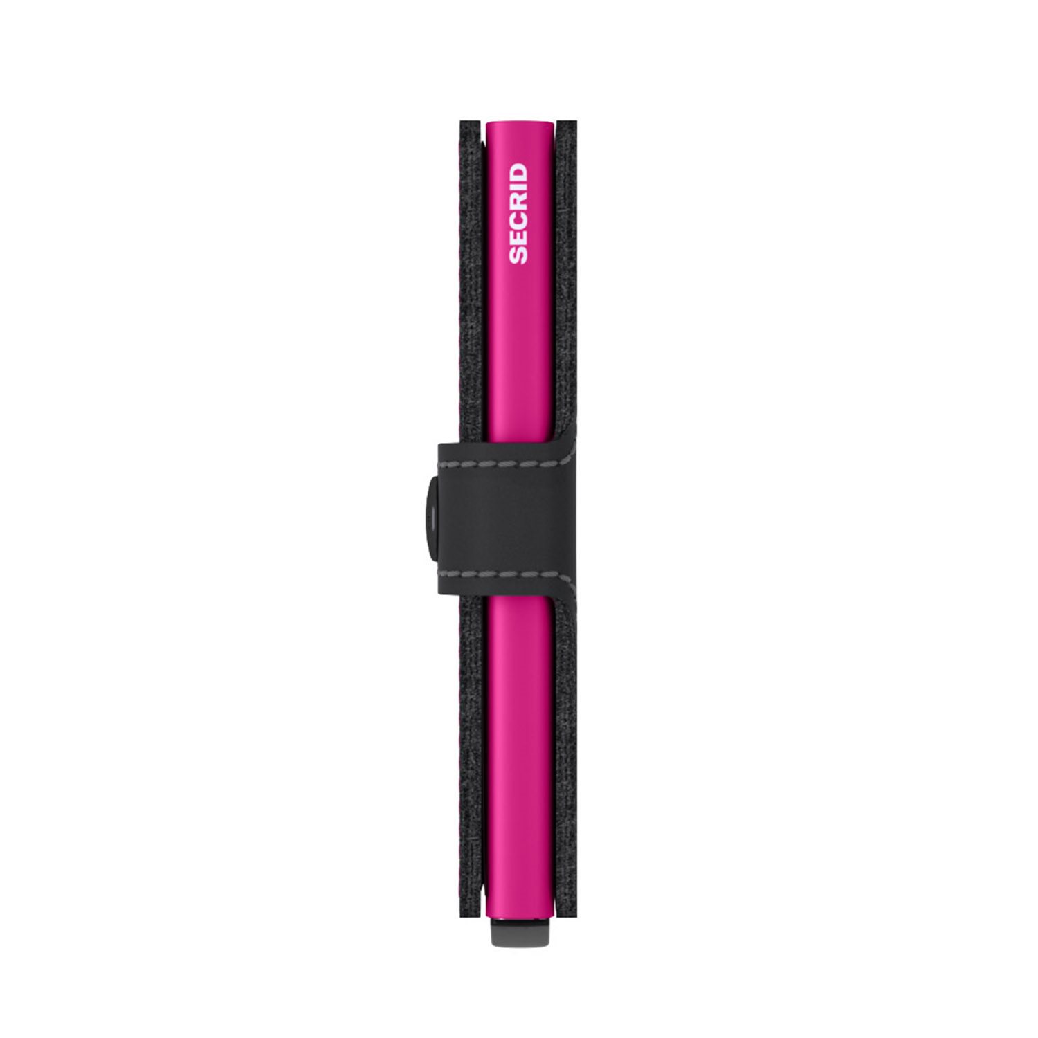 Secrid Miniwallet Portemonnee Matte black & fuchsia