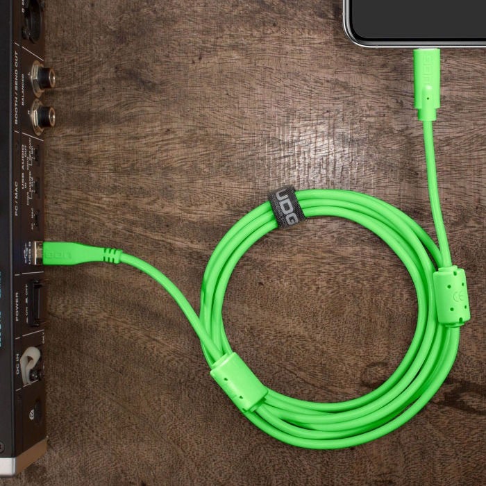 UDG U96001GR USB 2.0 USB-C - USB-B 1.5 meter groen