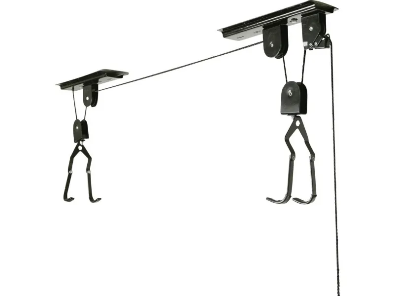 FISCHER FAHRRAD 50386:FISCHER Loftlift Antal parkeringspladser=1 Sort