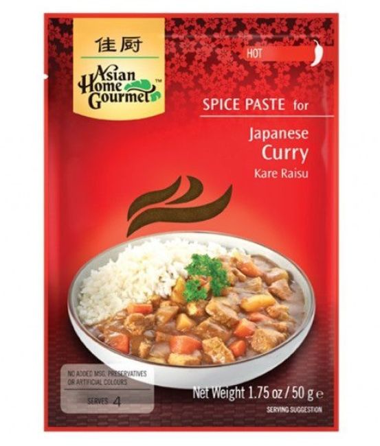 Asian Home Gourmet Kruidenpasta Japans Curry 50g