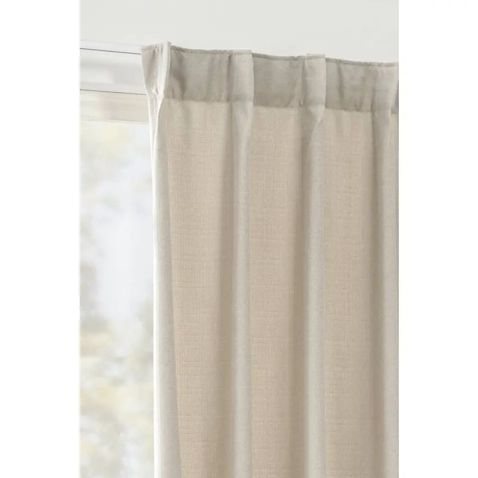 Gordijn Julian - beige - 140x280 cm (1 stuk)